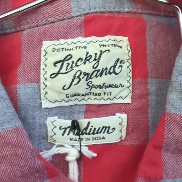 Dog Mom Flannel upcycled one of a kind size Medium unisex - Picture 8 of 8